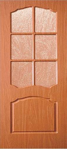 Межкомнатная дверь МД-5 ПВХ Миланский Орех