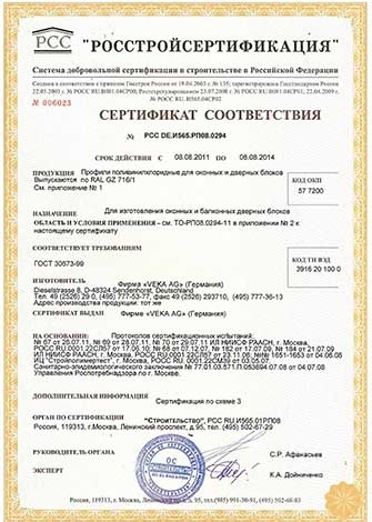 Сертификаты